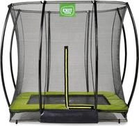 EXIT Silhouette Trampolin 153x214cm, mit Sicherheitsnetz, Bodentrampolin, Rechteckig,