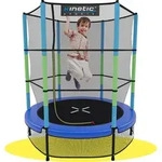 KINETIC SPORTS Kinder Trampolin JUMPER 140 cm - Gummiseil Federung,...