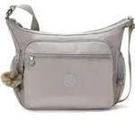 Kipling Gabbie Mittelgro&szlig;e Crossbody Tasche K15255 Grey Gris - Grau