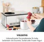 Klarstein Dolce Bacio Eiscremebereiter Kompressions-Eismaschine Eismaschine...