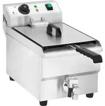 ROYAL Catering RCEF 10EH-1 Fritteuse, Edelstahlgeh&auml;use, herausnehmbarer 9 l