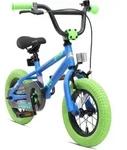 BIKESTAR Kinder Fahrrad ab 3 Jahre | 12 Zoll BMX Kinderrad | Blau & Gr&uuml;n - Blau