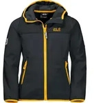 Jack Wolfskin FOURWINDS JACKET KIDS phantom phantom 104 - Schwarz - 98