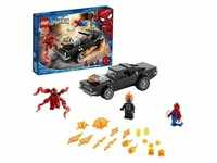 LEGO 76173 Spider-Man und Ghost Rider vs. Carnage mit Spielzeugauto zum Bauen,...