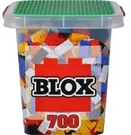 Simba Blox 700 Bausteine f&uuml;r Kinder ab 3 Jahren, 8er Steinebox mit Grundplatte,