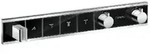 hansgrohe RainSelect Fertigset Unterputzmodell f&uuml;r 4 Verbraucher, 15357600 - Silber