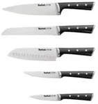 Tefal Ice Force K&uuml;chenmesser 6 tlg. Messerblock K232S5, 20 cm, Edelstahl, 5