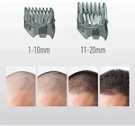 Panasonic ER-GC63, Schwarz, Grau, 0,5 mm, 2 cm, 0,5 mm, Wechselstrom/Batterie, 40 min