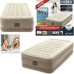 Intex 64426NP - Luftbett Twin Ultra Plush mit Pumpe 191 x 99 cm - Selbstaufblasend