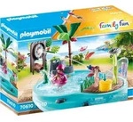 PLAYMOBIL Family Fun 70610 Spa&szlig;becken mit Wasserspritze - Bunt