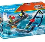 PLAYMOBIL City Action 70141 Seenot: Polarsegler-Rettung mit Schlauchboot - Bunt