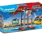 PLAYMOBIL City Action 70770 Portalkran mit Containern - Bunt
