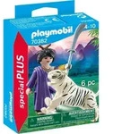 PLAYMOBIL 70382 Asiak&auml;mpferin mit Tiger - Bunt