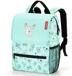 reisenthel Rucksack Kinder 5 Liter backpack cats and dogs -Mint Polyester mit
