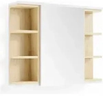 Badspiegelschrank Vicco Aquis Wei&szlig; 79.6 x 64 cm, Model 36070 - Wei&szlig;