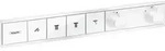 Thermostat RainSelect f UP-Thermostat 4 Verbraucher mattwei&szlig; mattwei&szlig; Unterputz