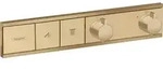 Thermostat Unterputz RainSelect f UP-Thermostat 2 Verbr brushed bronze brushed bronze