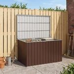 vidaXL Gartenbox Braun 149x99x93 cm