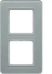 Berker Q.7 Rahmen 2fach 10126079 Glas polarwei&szlig; - Wei&szlig;