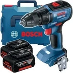 Bosch GSR 18V-50, Handbohrmaschine, Schl&uuml;ssel, B&uuml;rstenlos, Schwarz, Blau, 1,3 cm,