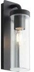 BRILLIANT Au&szlig;enwandleuchte, h&auml;ngend Aosta schwarz IP44 E27 25 Watt dimmbar g. f.