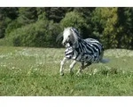 Bucas Fliegendecke Zebra mit Halsteil - 130 cm