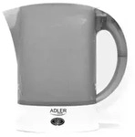 Adler AD 1268, 0,6 l, 600 W, Grau, Kunststoff, Wasserstandsanzeige - Grau
