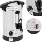 Doppelwandiger Warmwasserbereiter aus Stahl, 6,5 l, 1500 W - Silber