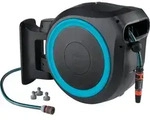 Gardena Wand-Schlauchbox RollUp L (t&uuml;rkis) 30 m - Schwarz/Blau