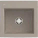Villeroy&Boch Sp&uuml;lbecken, K&uuml;chensp&uuml;le Subway 50 S Almond 525x510mm,