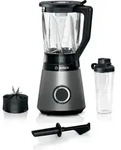Bosch MMB6174S, Standmixer, Schwarz, Metallisch, Transparent, Mixen, 1 m, 1,5 l,