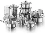 KOPF Topfset Janina (19-teilig, aus Edelstahl, Induktion)