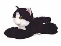 Aurora Kuscheln Mini Flopsie Maynard schwarze und weiße Katze 20,5 cm