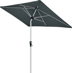 doppler Active Auto Tilt Kurbelschirm Sonnenschirm 210 x 140 cm Anthrazit - Grau