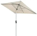 doppler Active Auto Tilt Kurbelschirm Sonnenschirm 210x140 cm Natur Beige - Braun