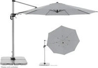 doppler 446251827, Doppler Active 370 cantilever umbrella, Terrassenschirm, Rund,