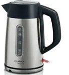 Bosch TWK4P440, 1,7 l, 2400 W, Schwarz, Edelstahl, Edelstahl, Wasserstandsanzeige,