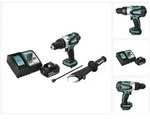 Makita DHP 458 RG1 Akku Schlagbohrschrauber 18 V 91 Nm + 1x Akku 6,0 Ah +...
