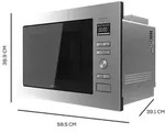 Cecotec 01395, Integriert, Kombi-Mikrowelle, 25 l, 900 W, Eingebautes Display,