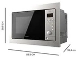 Cecotec 01391, Integriert, Grill-Mikrowelle, 25 l, 900 W, Eingebautes Display,