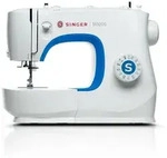 SINGER M3205, Blau, Wei&szlig;, Halbautomatische N&auml;hmaschine, N&auml;hen, 4 Step, Leiter,