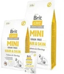 Brit Care Mini Grain Free Hair and Skin Salmon & Herring 2kg, Adult, Mini (&le;4 kg),