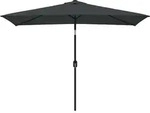 vidaXL Sonnenschirm mit Metall-Mast 300x200 cm Anthrazit - Grau