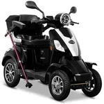 Rolektro, E-Quad 25, Schwarz, 60V-20Ah Bleigel Akkus, 1000 Watt - Schwarz