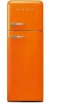 Smeg 50-iger Style Stand-K&uuml;hl-/Gefrierkombi R Orange FAB30ROR5 - Orange