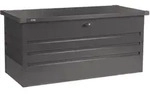 HOME DELUXE - Metallaufbewahrungsbox - MEGABOX XXL, Anthrazit - 600 L -158 x 64 x 62