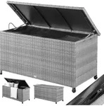 CASARIA&reg; Gartenbox Auflagenbox mit Rollen 420L Stauraum UV-best&auml;ndig Handgriffe