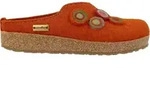 HAFLINGER Grizzly Kanon Clogs Reiner Wollfilz, Stabil und besonders atmungsaktiv,