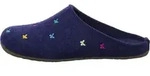 Haflinger Damen Hausschuh Pantoffel Wollfilz Stickerei Everest Farfalline 484014,