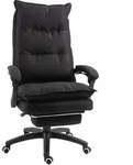 Vinsetto B&uuml;rostuhl mit Massagefunktion, Ergonomischer Schreibtischstuhl, Schwarz -
